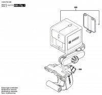 Bosch 3 603 F63 200 Quigo Laser Level / Eu Spare Parts